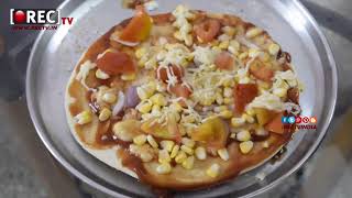 Watch kids sweet corn pizza making by 6 years girl II Vegetable Pizza II Vegi Pizza Video