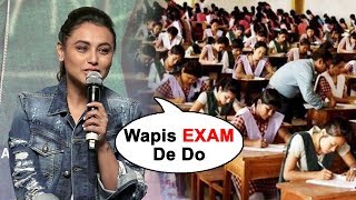 Watch Rani Mukerji Reaction On CBSE Re-Exam | CBSE Paper Leak | Hichki Movie Success Press Conference Video