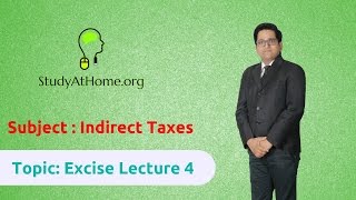 Watch 23. Excise Lecture 4 - AY 2017-18 Indirect Taxes | by CA Raj K Agrawal Video