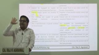 Watch Composition Scheme under GST by CA Raj K Agrawal Video