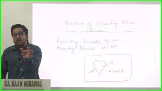 Watch CA Intermediate Accounting | AS 1 - Disclosure of Accounting Policies by CA Raj K Agrawal Video