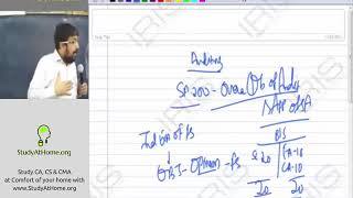 Watch CA Final Audit (English) - SA 200 by CA Vikas Oswal Video