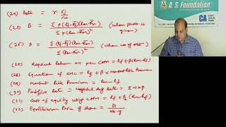Watch Portfolio Management (List of Formulae) | SFM by CA Vinod Kumar Agarwal Video