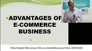 Watch Accounting for E-Commerce Business | CA Final FR New Syllabus by CA Vinod Kumar Agarwal Video