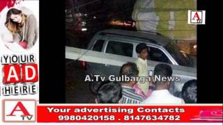 Watch Road Accident at Quadri Chowk Gulbarga A.Tv News 7-1-2017 Video