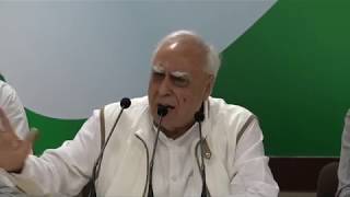 Watch AICC Press Briefing By Kapil Sibal in Congress HQ on CBSE Paper Leak. Video