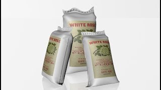 Watch White Flour Bag (Sack Bag) Making in 3D - Cinema 4D Tutorial Video