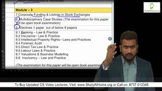 Watch ICSI New Syllabus 2017 Launched - Fully Explained by CS Tushar Pahade Video