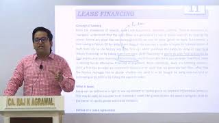 Watch Lease Financing by CA Raj K Agrawal Video