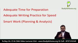 Watch 5 Important Tips for Success in CA & CS Exams Video