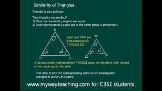Watch Similar Triangles Video