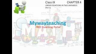 Watch Math Class 9 Chapter 4 Part II|Linear equations in two variables for class 9| Video