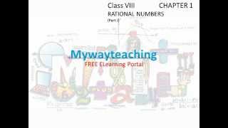 Watch Math Class 8 Chapter 1 Part I(Rational numbers)|Rational numbers for class 8|what is rational number Video
