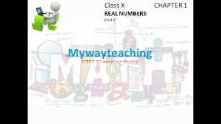 Watch Math Class 10 Chapter 1 Part I|Real Numbers|Real numbers for class 10 Video