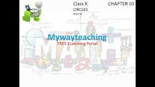 Watch Math Class 10 Chapter 10 Part II|CIRCLES|circles for class 10| Video