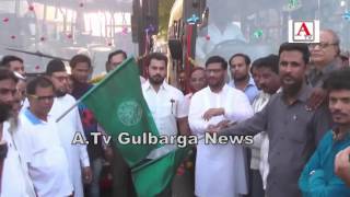 Watch Gulbarga Ki Sadkaon Par Hi-Tech City Busses With CCTV A.Tv News 11-4-2017 Video