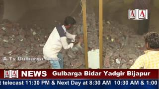 Watch Unauthorised Buildingsâ€‹ Demoletion Started in Gulbarga A.Tv News 4-5-2017 Video