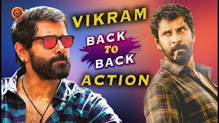 Watch Vikram Non-Stop Action Scenes - Latest Telugu Movie Scenes - Bhavani HD Movies Video