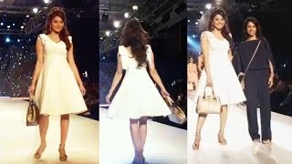 Watch Urvashi Rautela RAMP WALK For Designer Tanushri Biyani At Bombay Times Fashion Week 2018 Video