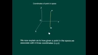 Watch Coordinates of points in space|Basics of 3D|Etuition|Locating of point in space| Video