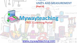 Watch Physics Class 11 Chapter 2 Part II|UNITS AND MEASUREMENT|Physics Chapter 2 for Class 11| Video