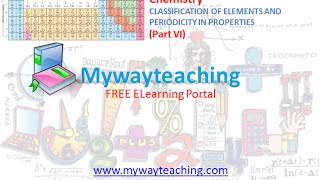 Watch Chemistry Class 11 Chapter 3 Part VI|CLASSIFICATION OF ELEMENTS AND PERIODICITY IN PROPERTIES| Video
