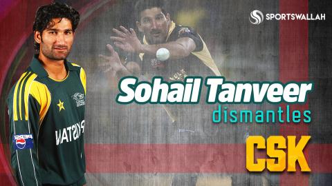 Watch â€‹IPL Nostalgia: Sohail Tanveer vs CSK Video