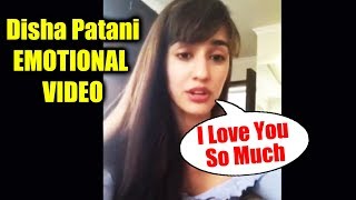 Watch Disha Patani GETS EMOTIONAL On Baaghi 2 Success - Watch Video Video