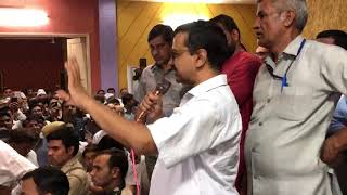 Watch Delhi CM Arvind Kejriwal Addresses People of Siwani (Haryana) Video