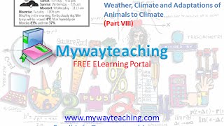 Watch Science Class 7 Chapter 7 Part 8|Weather, Climate and Adaptations of Animals to Climate| Video