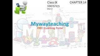 Watch Math Class 9 Chapter 14 Part I|STATISTICS|STATISTICS for class 9| Video
