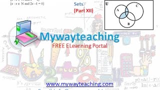 Watch Math Class 11 Chapter 1 Part 12|Sets|sets for class 11| Video