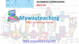 Watch Math Class 7 Chapter 12 Part VI|ALGEBRAIC EXPRESSIONS| ALGEBRAIC EXPRESSIONS for class 7| Video
