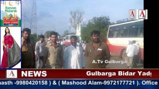 Watch Buss Drivers Protest at Aland Dist Gulbarga A.Tv News 20-6-2017 Video
