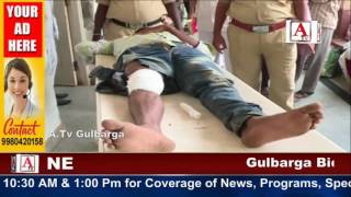 Watch Gulbarga me Firing Qaidi Constable injured A.Tv News 27-6-2017 Video