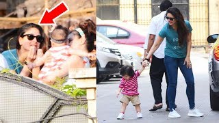 Watch Taimur Ali Khan Cute Moment As He Meets Sister Innaya Naumi Video