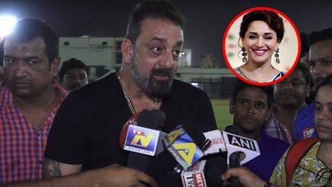 Watch Sanjay Dutt Gets Angry On Reporter When Asked About Madhuri Dixit Video