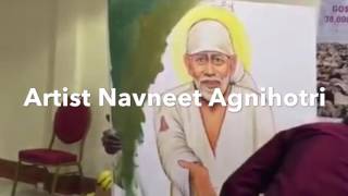 Watch Southall | London | Navneet Agnihotri | Live painting | Shree Ram Mandir | +919891116988 Video