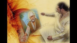 Watch Live Painting | Navneet Agnihotri | Live Shirdi Sai Baba Darshan| learn painting Video