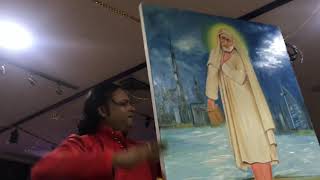 Watch Navneet Agnihotri | Dubai Tour | Live Painting | Sai Bhajan | Singer Mani Manroo Pandit Video