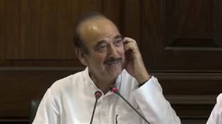 Watch AICC Press Briefing By Ghulam Nabi Azad, Veerappa Moily and Pawan Khera on Piyush Ghotala Video