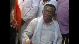 Watch Santosh Gangwar Address the Media. Video