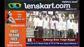 Watch Gulbarga Me AAM Admi Party Ka Protest A.Tv News 21-9-2017 Video