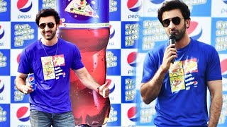 Watch Ranbir Kapoor Launches The New Pepsi Campaign Kyun Sookhe Sookhe Hi Video