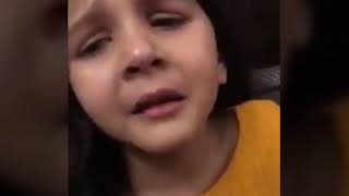 Watch Cute Little Girl Cries For Salman Khan Jail For 5 Years- Black Buck Poaching Case Video