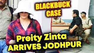 Watch Preity Zinta SECRETLY Reaches Jodhpur To Salman Khan | Blackbuck Case 5 Year Jail Sentence Video