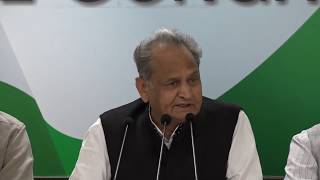 Watch AICC Press Briefing by Ashok Gehlot and Pawan khera in Congress HQ on Modi Govt. Video