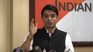 Watch AICC Press Media Byte By Jaiveer Shergill Congress HQ Video