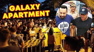 Watch HUGE CROWD Outside Galaxy Apartment To Welcome Salman Khan | Blackbuck Case Bail Video