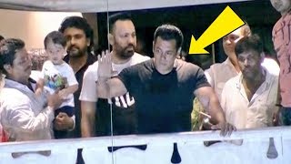 Watch Salman Khan FIRST VIDEO Waving His Fans From Balcony | Galaxy Apartment | Blackbuck Case BAIL Video